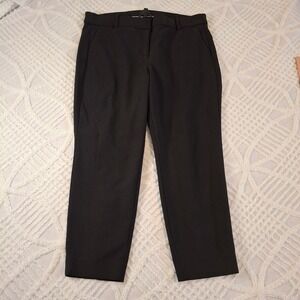 J. Crew Women's Size 16 Cameron Black Straight Leg Ankle Pants